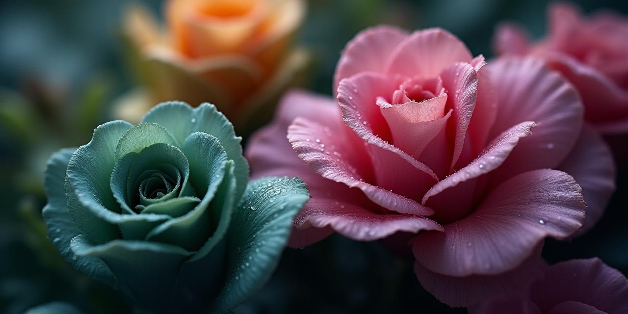 Floral arrangement close-up