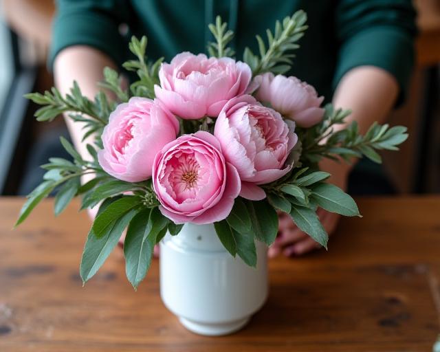 Flower arrangement learning